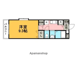 ルミエール市川【305号室】の間取り
