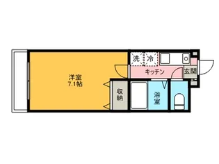 ミリアビタNO.7【2階】の間取り