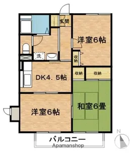クレールハイツ【2階】の間取り
