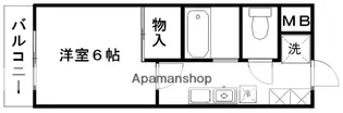 ヤサカハイムⅢ【1階】の間取り