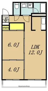メゾンゆり【2階】の間取り