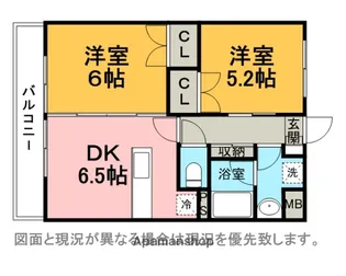 エルマーナ【201号室】の間取り