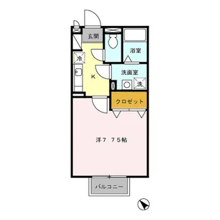 I.S.VILLA【2階】の間取り