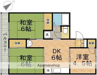 市川メゾンポワール【1階】の間取り