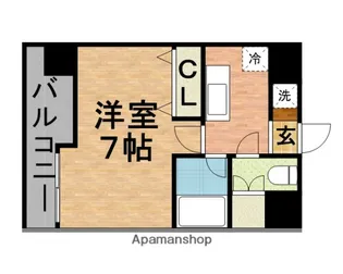 ヤサカハイム市川【7階】の間取り