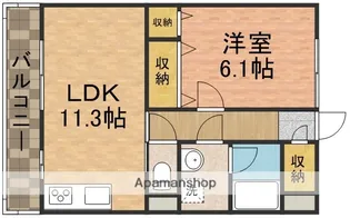 プライムヒルズ【2階】の間取り
