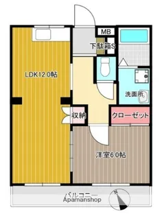 エスポワール【102号室】の間取り