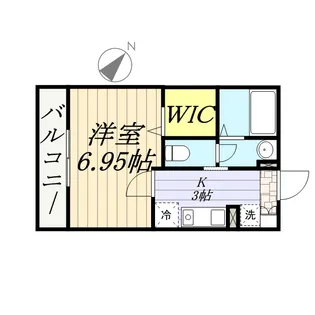 メルベーユ【1階】の間取り