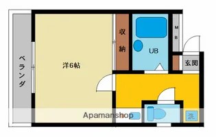 タニーマンション【3階】の間取り