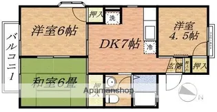 ライトタウン宮久保B【2階】の間取り