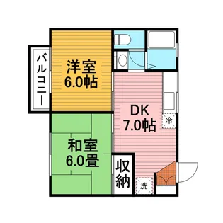 コスモクレール Ⅱ【1階】の間取り