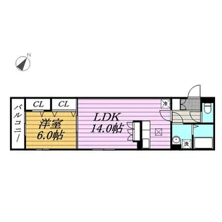 ソレーユ【3階】の間取り