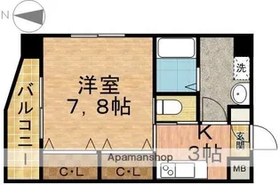 ペルテ市川2【5階】の間取り