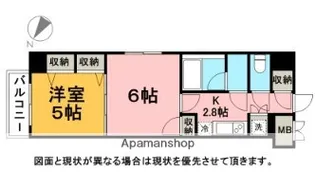アン エディー行徳【4階】の間取り