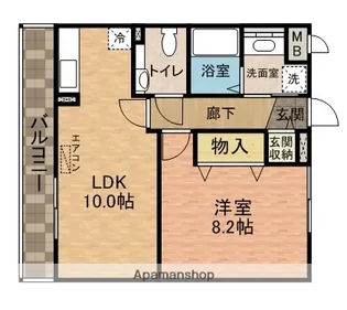 ロイヤルパレス市川【3階】の間取り