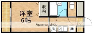 ヤサカハイムⅢ【3階】の間取り