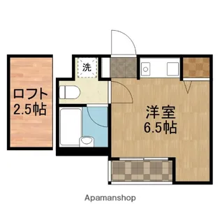 プライオリティ本中山【304号室】の間取り