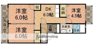 グリーンタウン田島【1階】の間取り