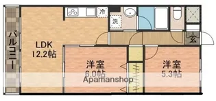 メゾン・プルミエ【303号室】の間取り