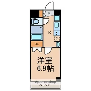 アジリア浦安【5階】の間取り