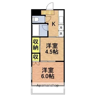 ロックグランデ【401号室】の間取り