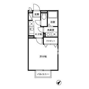 ファインユース【2階】の間取り
