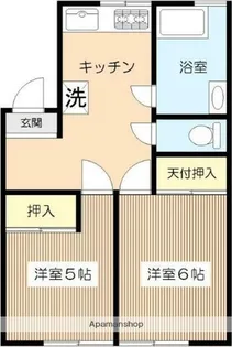 水谷ビル【4階】の間取り