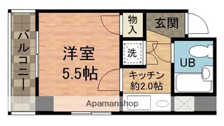 DRホームズ行徳【201号室】の間取り