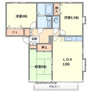 グラーツ弐番館【2階】の間取り