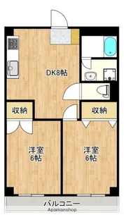 ピュア入船【4階】の間取り