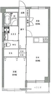千葉県市川市市川1丁目【マンション】の間取り