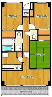 アルデール【4階】の間取り
