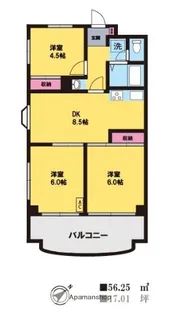 ローヤル・ビュー【2階】の間取り