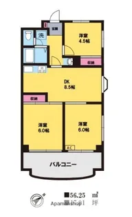 ローヤル・ビュー【1階】の間取り