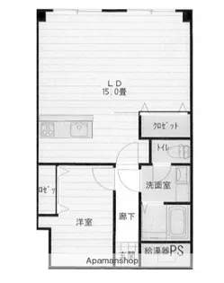 アーバンプラザA【4階】の間取り