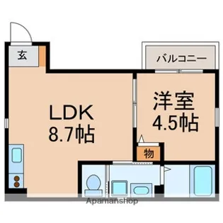 ファインレイバー【3階】の間取り
