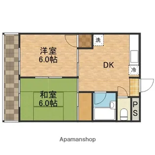 コスモリード船橋イースト【6階】の間取り