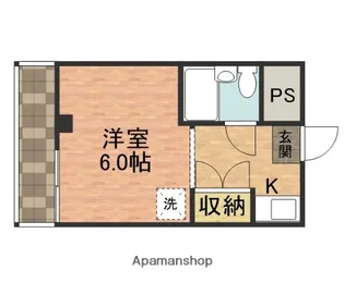 アイエムハイツ鬼高【107号室】の間取り