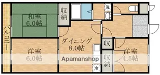パレドール和弘№2【305号室】の間取り