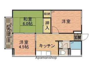 ライトコート国府台Ⅰ【2階】の間取り