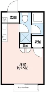 サンクレエル船橋【2階】の間取り