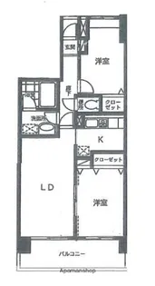 グレースコート市川妙典【2階】の間取り