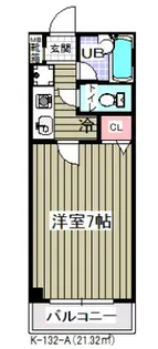 ローズガーデンKー132番館【3階】の間取り