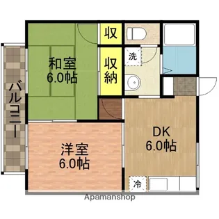 アーバンコートサン【2階】の間取り