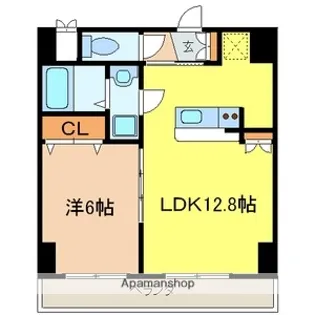 セラピアザ船橋【3階】の間取り