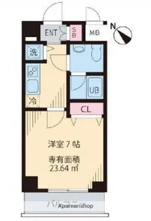 南海サザンコート行徳【4階】の間取り