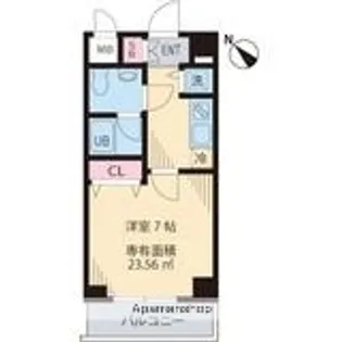 南海サザンコート行徳【209号室】の間取り