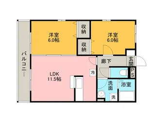 ベルツリー【1階】の間取り