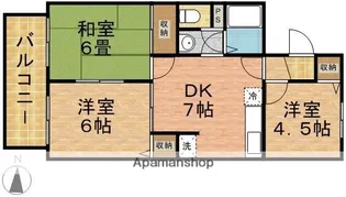 ガーデンホームズⅡ【1階】の間取り