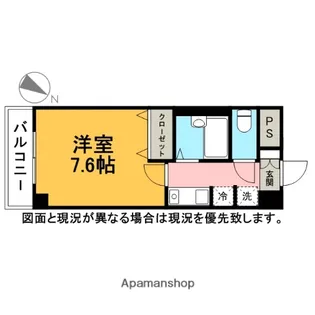 プリマヴェーラ入船【511号室】の間取り